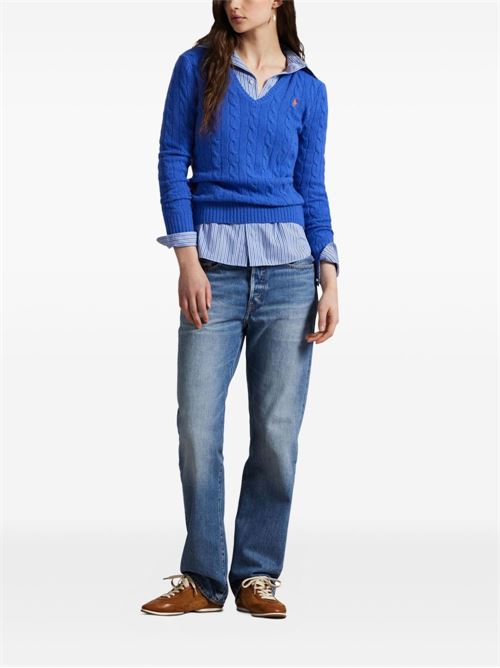 Maglione donna scollo a v POLO RALPH LAUREN | 211971866006